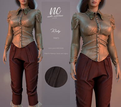 Second Life Marketplace - [NC] - Ruby Pants / Dark